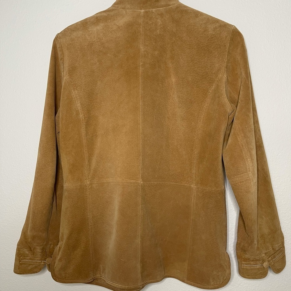 Norm Thompson vintage leather jacket blazer - Picture 6 of 12